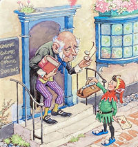 Norman Gnome visits a Solicitor art by Geoff Squire