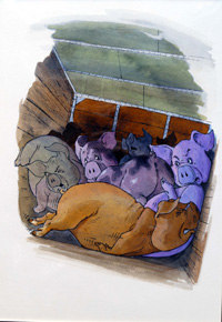 Pigs art by Glenn Steward