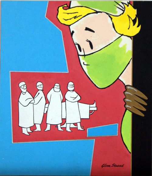 Come Again, Nurse (Original) (Signed) by Glenn Steward at The Illustration Art Gallery