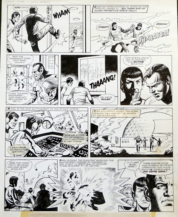 Star Trek December 8th 1973 (Original) by John Stokes at The Illustration Art Gallery