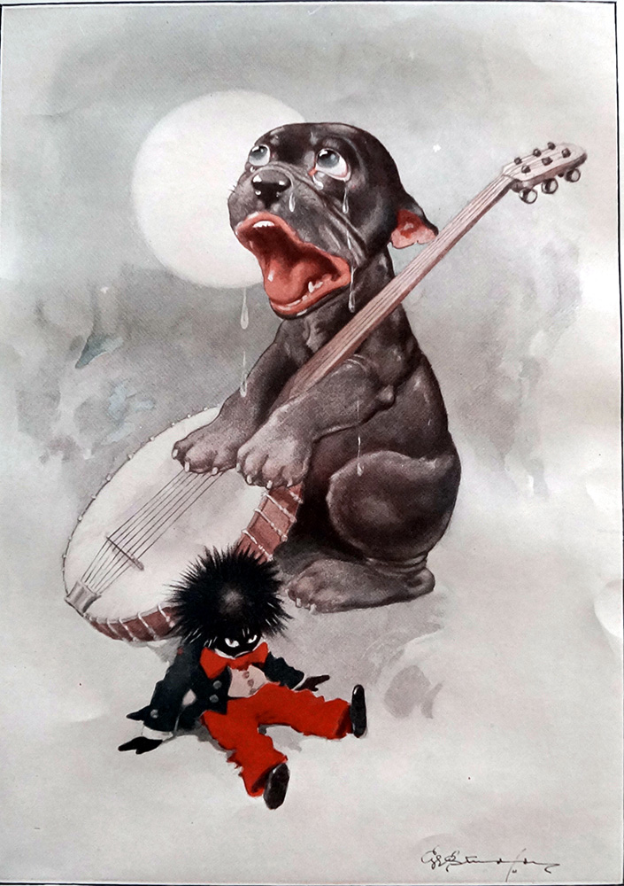 Bonzo the Dog: Home (Limited Edition Print) art by George E Studdy at The Illustration Art Gallery