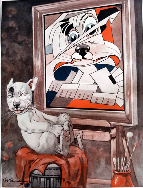 Bonzo the Dog: Master (Limited Edition Print) by George E Studdy at The Illustration Art Gallery