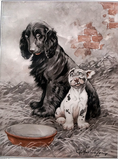 Bonzo the Dog: Black (Limited Edition Print) by George E Studdy at The Illustration Art Gallery