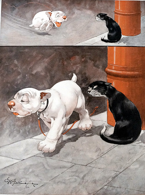 Bonzo the Dog: My Mistake (Limited Edition Print) by George E Studdy at The Illustration Art Gallery