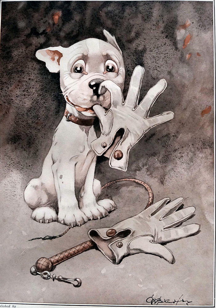 Bonzo the Dog: Glove (Limited Edition Print) art by George E Studdy at The Illustration Art Gallery
