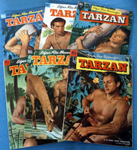 Collection of 6 Dell Tarzan comics