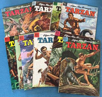 Collection of 10 Dell Tarzan comics (1955)
