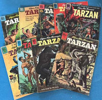 Collection of 9 Dell Tarzan comics at The Book Palace