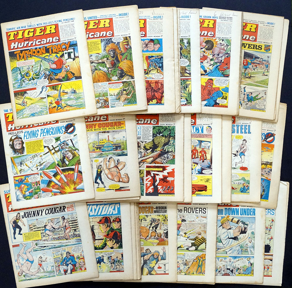 Tiger & Hurricane Comics: 1968 (30 issues) at The Book Palace