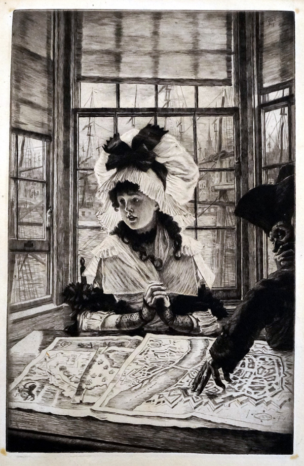 Ennuyease (Limited Edition Print) (Signed) by James Joseph Jacques Tissot Art at The Illustration Art Gallery