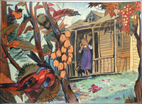 Wizard of Oz - Dorothy's Kansas Home art by Giorgio Trevisan