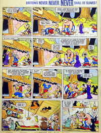Asterix Britons Never, Never, Never Shall Be Slaves 26 art by Albert Uderzo