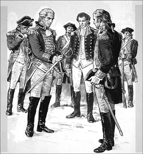 General Burgoyne (Original) by Clive Uptton Art at The Illustration Art Gallery
