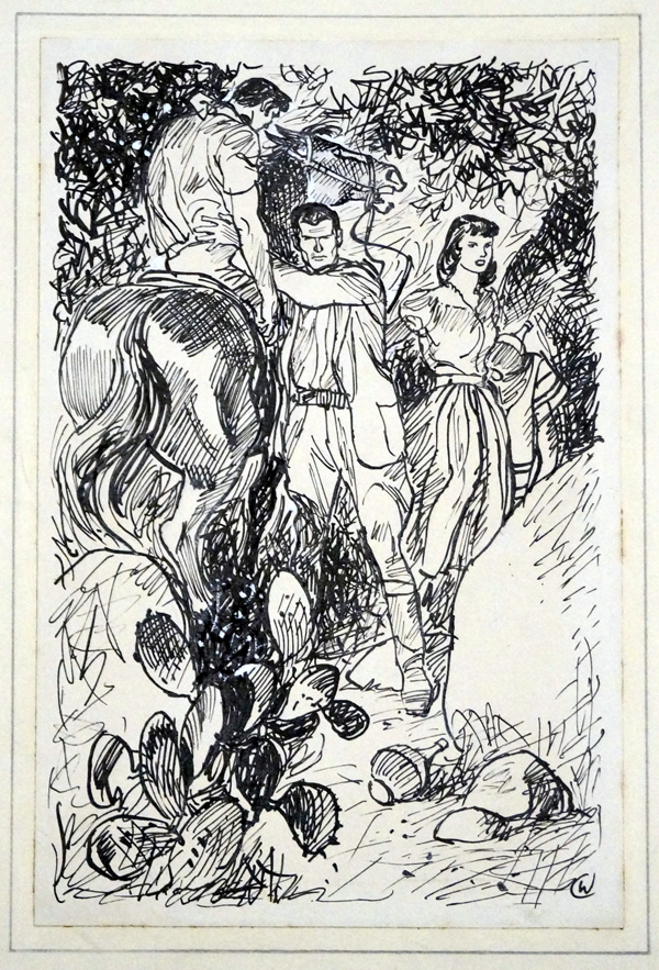 An Adventure Story 2 (Original) (Signed) by Charles Clixby Watson at The Illustration Art Gallery