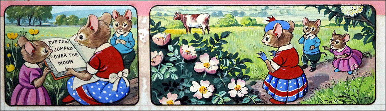 Katie's Mystery Cow (Original) art by Harold Tamblyn-Watts Art at The Illustration Art Gallery