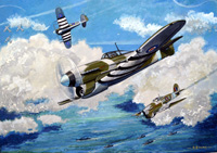 Aeroplanes - The Formidable Typhoon Fighters art by Robert Barnard Way