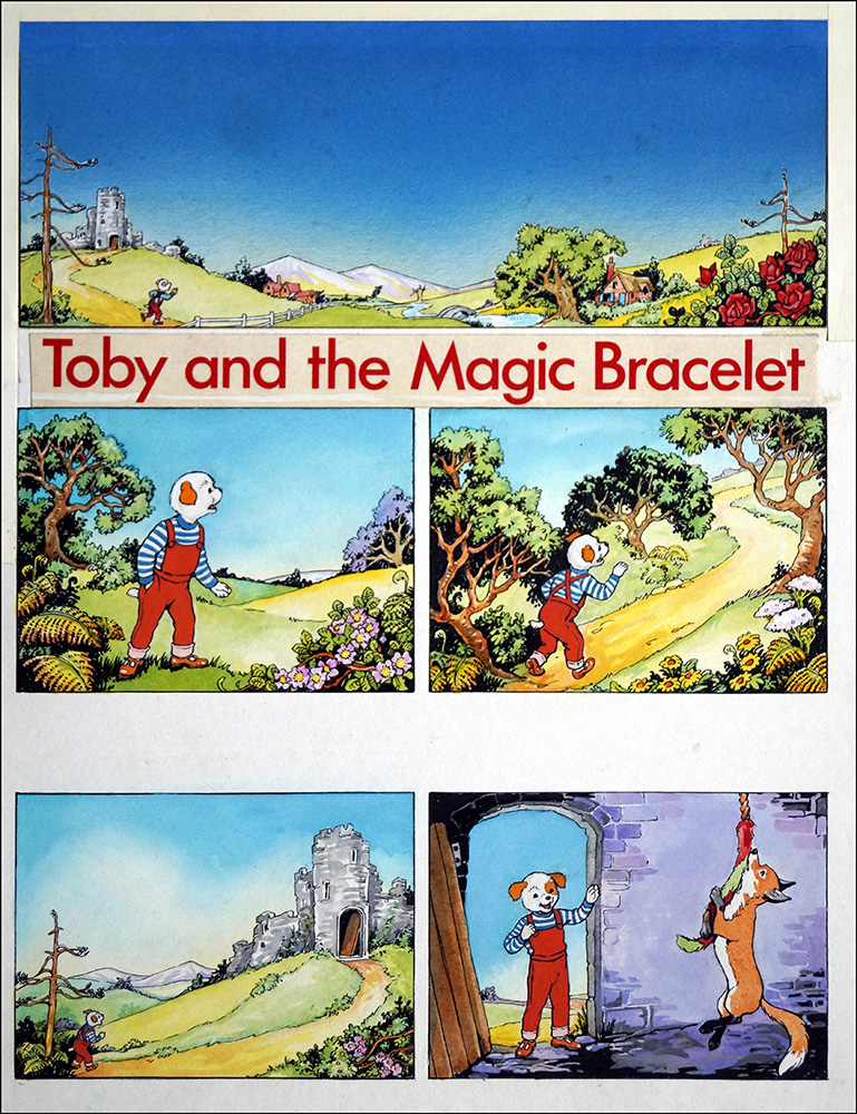 Toby and the Magic Bracelet (COMPLETE 7 PAGE STORY) (Originals) art by Doris White at The Illustration Art Gallery
