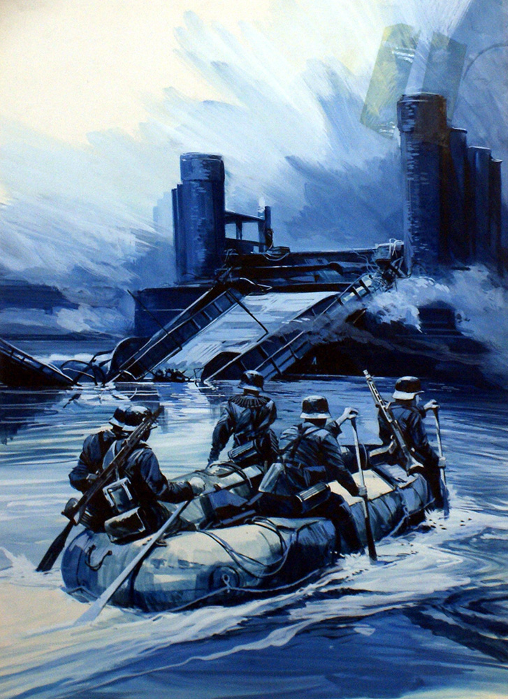 Action in the Ardennes (Original) art by Gerry Wood Art at The Illustration Art Gallery