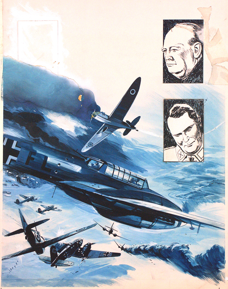 The World in Conflict: Terror from the Skies (Original) art by Gerry Wood Art at The Illustration Art Gallery