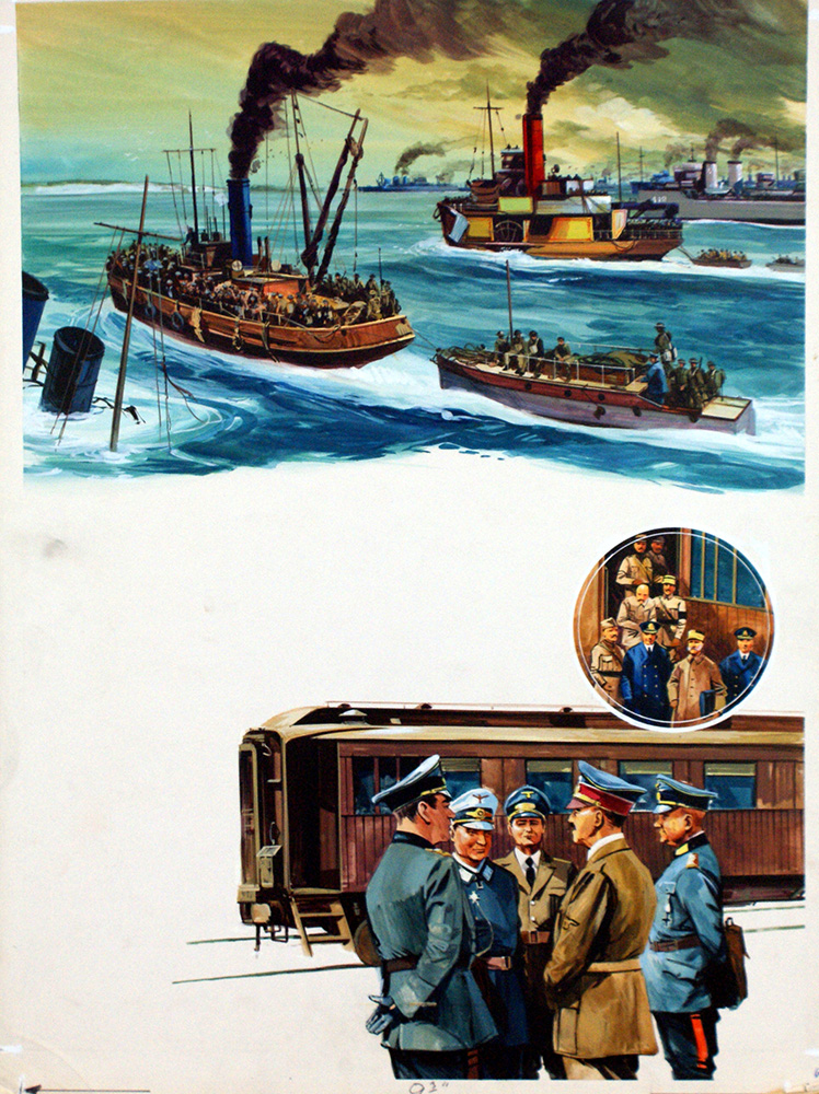 Dunkirk (Original) art by Gerry Wood Art at The Illustration Art Gallery