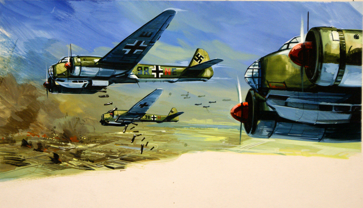 Holland 14th May 1940 (Original) art by Gerry Wood Art at The Illustration Art Gallery