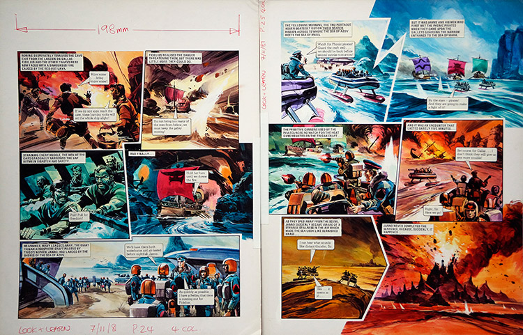 Lost Again from 'The Tharvs' 3 (TWO pages) (Originals) (Signed) by The Trigan Empire (Gerry Wood) at The Illustration Art Gallery