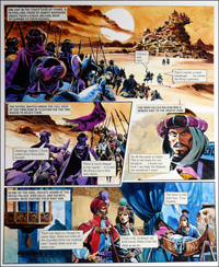 Trigan Empire: Mercy Mission (TWO pages) art by Gerry Wood
