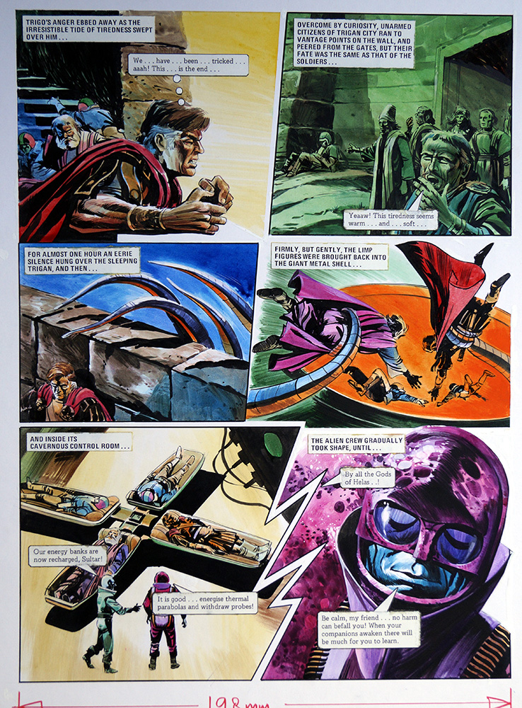 The Trigan Empire - Look and Learn issue 1037 (23 Jan 1982) a (Original) art by The Trigan Empire (Gerry Wood) at The Illustration Art Gallery