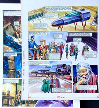 The Trigan Empire: The Waiting Game (19-01-1980) (TWO pages) art by Gerry Wood