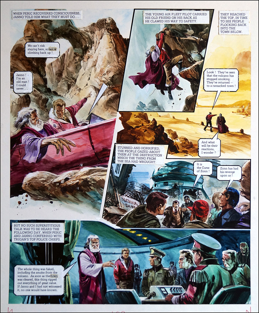 Trigan Empire: Casino (TWO pages) (Originals) art by The Trigan Empire (Gerry Wood) at The Illustration Art Gallery
