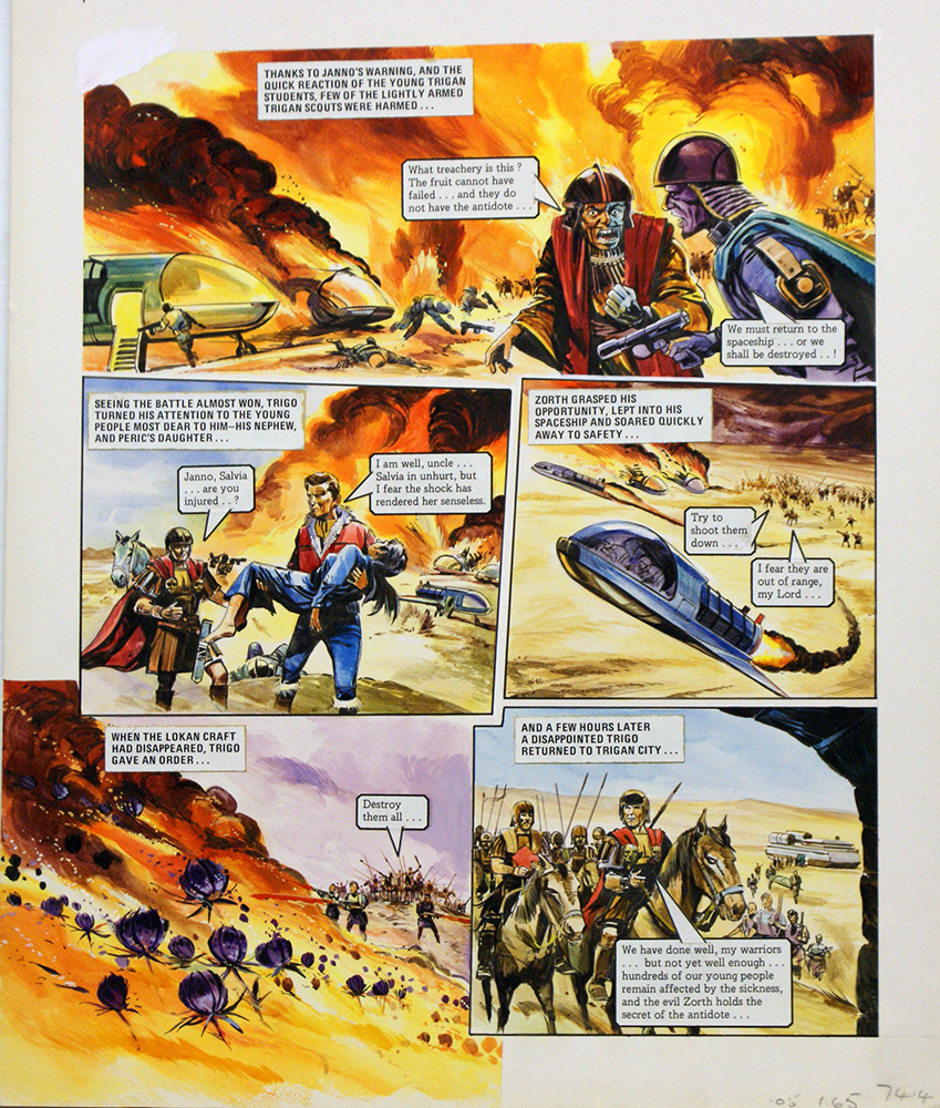 The Trigan Empire: Look and Learn issue 896 (24 March 1979) (Original) art by The Trigan Empire (Gerry Wood) at The Illustration Art Gallery