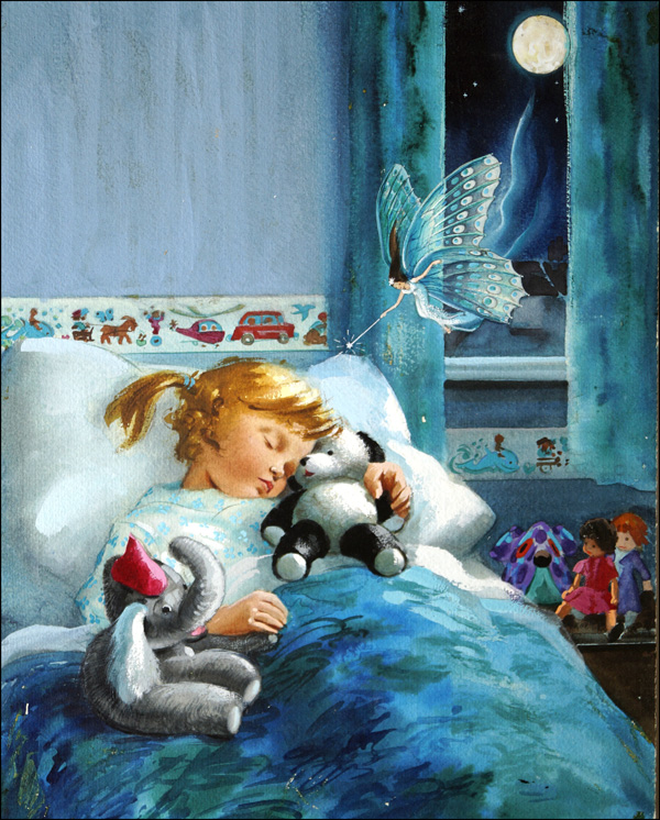 Sweet Dreams (Original) by John Worsley at The Illustration Art Gallery
