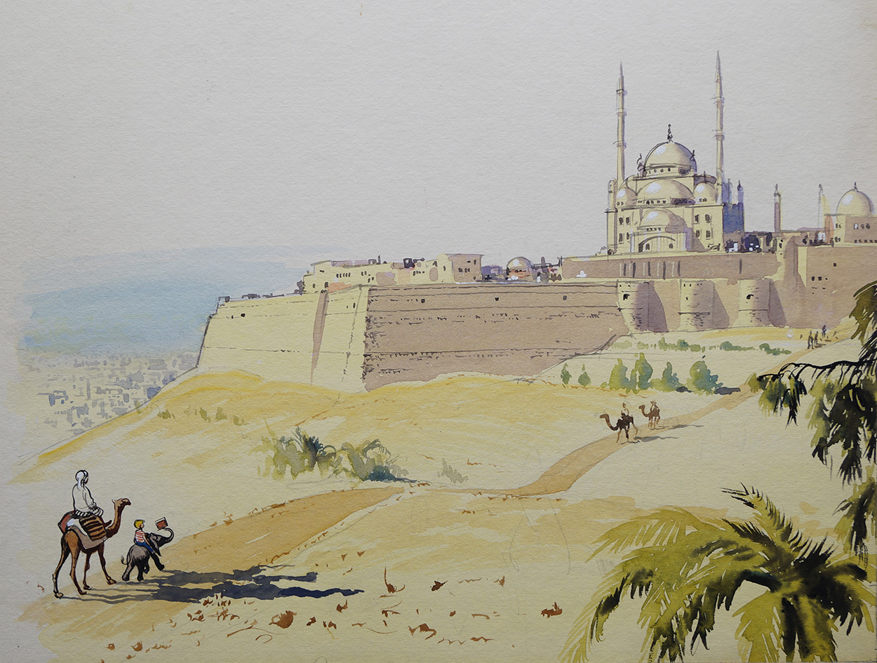 Wee Willie Winkie's Adventure in Cairo (Originals) art by Wee Willie Winkie (Worsley) at The Illustration Art Gallery